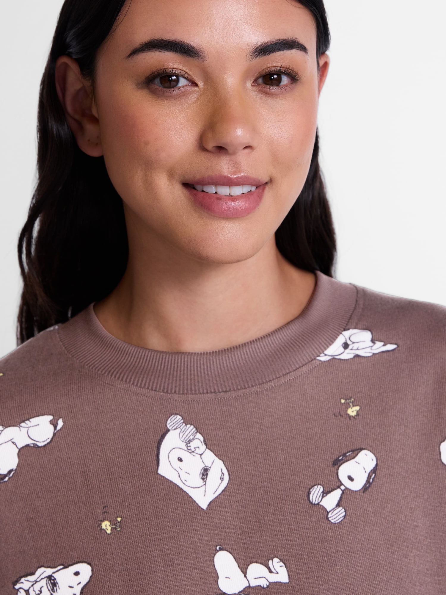 Peanuts Women's and Women's Plus Tee and Shorts Pajama Set by Grayson Social, 2-Piece, Sizes XS-3X