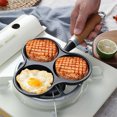 thumbnail image 6 of Omelette Pan, Iron Skillet, Non-stick Frying Pan, Cast Iron, Small 8-inch Skillet, for Breakfast Cooking, Egg Frying, Single Serving, Black, by FAJHHA, 6 of 8