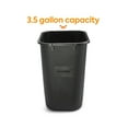 thumbnail image 2 of Staples COASTWIDE Indoor Can W/out Lid Blk Soft Plastic 3.5 Gal CW56428, 2 of 4
