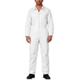 thumbnail image 3 of Mens Solid Color Coveralls Collared Long Sleeve Zip Up Utility Jumpsuits with Pockets Mechanic Workwear Boiler Suits, 3 of 8