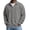 Gray, variant on Mens Shirts Casual Stylish, Cool Clothes for Men, Mens Solid Color Long Sleeve Turn Down Collar Textured Button Placket Beach Vacation Soft Fast-Dry Tops