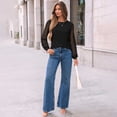 thumbnail image 7 of ManxiVoo Sophisticated Long Sleeve Blouse with Delicate Lace Detail Versatile Casual to Business Tops for Women 2025 Essential Wear L Size Black, 7 of 7