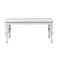 thumbnail image 3 of Bowery Hill Transitional Wood Dining Table in Oyster White, 3 of 4