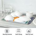 thumbnail image 7 of Yayeee Dish Drying Mat for Kitchen Counter 16"x18" Microfiber Absorbent Pad, Goldfish Bowl, 7 of 7