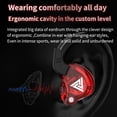 thumbnail image 5 of New Mic Sport Headset with Microphone Wired Earphone Headphones RED, 5 of 8