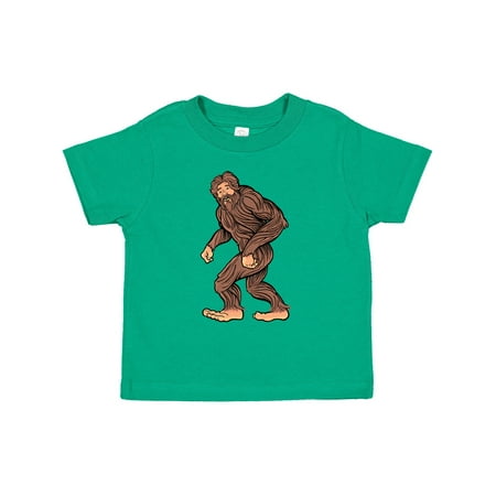 

Inktastic Bigfoot Happy Sasquatch Gift Toddler Boy or Toddler Girl T-Shirt
