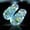 Blue, variant on Kids LED Light Up Slippers Summer Flashing Lights Cute Cartoon Animal Slide Sandals Indoor Outdoor Shoes