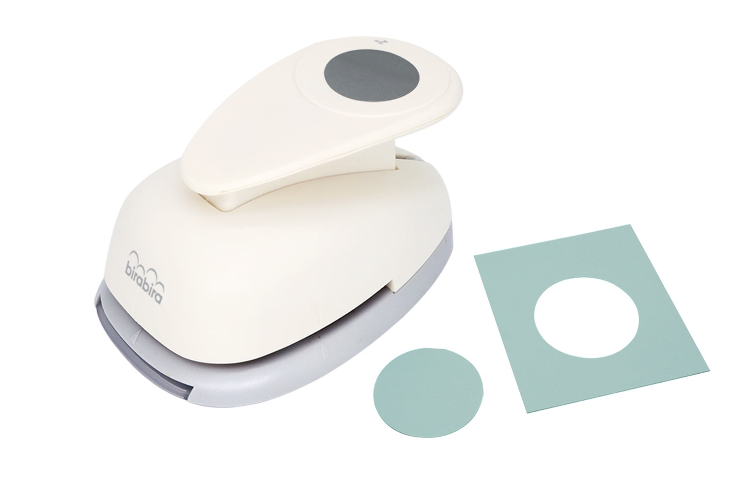 Bira Craft 1 3/4 inch Circle Lever Action Craft Punch for Paper Crafting Scrapbooking