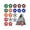 18PCS 32mm Color2, variant on 18Pcs Official Tabletop Game Balls 32mm Table Soccer Foosballs Replacement Balls Small Table Footballs Balls Accessory