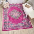 thumbnail image 4 of Nourison Passion Medallion Bohemian Indoor Rug Fuchsia 3'9" x 5'9", 4 of 6