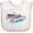 White and Pink, variant on Inktastic Rocking the Red, White, and Blue Boys or Girls Baby Bib