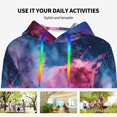 thumbnail image 4 of Wukai Color Explosion Makeup Brush Print Womens Hoodies Fleece Sweatshirts Long Sleeve Sweaters Pullover Fall Outfits Winter Clothes-Medium, 4 of 7