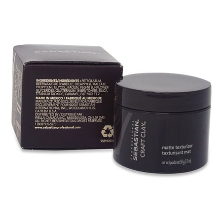 Sebastian Professional Sebastian Professional Craft Clay Remoldable Matte Texturizer 1 7 Oz Walmart Com Walmart Com