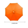 thumbnail image 3 of Tiitstoy Replacement Umbrella Canopy Cover For 6/8 Ribs Patio Market Umbrella, Outdoor Patio Umbrella Polyester Top Cover, Only Cover, 3 of 5