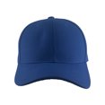 thumbnail image 2 of Blank Fitted Curved Cap Hat, Royal 7 3/4, 2 of 2