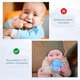 thumbnail image 5 of Anillo de dentición Wristy Buddy para bebés de 0 a 6, 8, 10 y 12 meses, 5 of 8