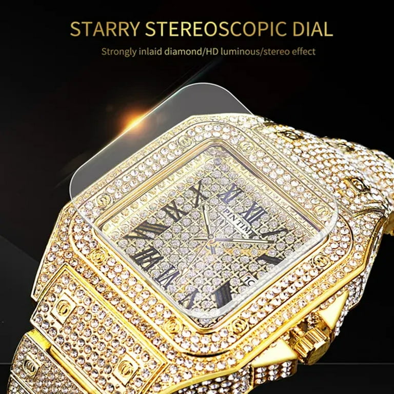 Pintime iced outlet out watch