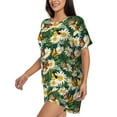 thumbnail image 2 of Naloa Sunflowers And Butterflies Women's Short-Sleeved Pajama Set, Loungewear, Summer pajamas, Breathable Cozy - 3X-Large, 2 of 9