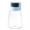 Blue, variant on PPLoney Push-in Glass Dispenser with 0.5g Control for Spices, Seasoning Bottle for Cumin, Chili, Pepper, and More - 13.72 oz Capacity, Easy to Clean, Ideal for Kitchen and BBQ