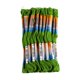 thumbnail image 1 of Hilo Bordar Vela Verde Algodón Mercerizado 25 Madejas 7m Pony Pony IMP0016679, 1 of 3