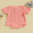 thumbnail image 4 of Barboteuse en Tricot pour Tout-Petits Garçons Filles, Manches Courtes, une Pièce, 4 of 7