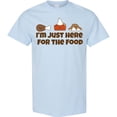 thumbnail image 3 of Inktastic I'm Just Here for the Food T-Shirt, 3 of 5