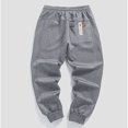 thumbnail image 4 of Hfolob Mens Casual Joggers Pants Drawstring Outdoor Lightweight Fashion Handsome Baggy Sweat Fashion Large Size Sports Lightweight Loose Trousers, 4 of 6