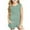 Green, variant on Kids 2 Piece Set Space Print Sleeveless Crewneck Top with Elastic Shorts Breathable Summer Wear