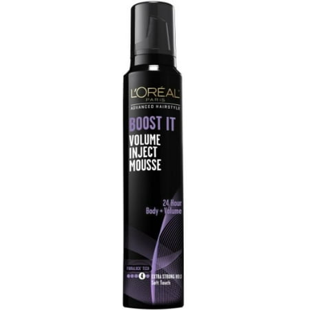 3 Pack - L'Oreal Advanced Hairstyle Boost It Volume Inject Mousse, Extra Strong Hold 8.30