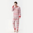 thumbnail image 4 of Navidad hombres papá impreso blusa Tops + Pantalones Navidad familia conjunto de pijamas a juego Fridja  nalpqowj59, 4 of 9
