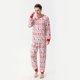 thumbnail image 4 of Navidad hombres papá impreso blusa Tops + Pantalones Navidad familia conjunto de pijamas a juego Fridja nalpqowj62, 4 of 9