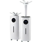 Commercial Industrial Humidifier Whole House Humidifier 5.5Gals Water Tank Max 2000ml/h Mist Output Top Filling Humidifier for Plant Large Greenhouse 110V