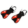 thumbnail image 3 of koolsoo Swim Short Training Open Heel Adjustable Snorkel Flippers For Kids Red, 3 of 9