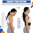 thumbnail image 3 of FIXPARTS Posture Corrector for Women Men, Back Brace for Lower Back with Breathable Mesh, M, 3 of 6