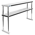 thumbnail image 2 of GRIDMANN NSF Stainless Steel Commercial Kitchen Prep & Work Table Plus A 2 Tier Shelf - 60 in. x 12 in., 2 of 7