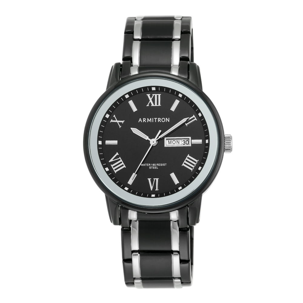 Armitron - Armitron Mens Casual Black Round - Walmart.com - Walmart.com