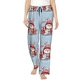 thumbnail image 2 of Lsque merry Christmas rabbit Print Women's Pajama Pants, Lounge Pant - Comfortable Home Wear,Elastic Waistband, Stylish Design-Small, 2 of 9