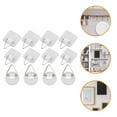 thumbnail image 6 of OFFIGAM 60Pcs Invisible Small Square Picture Hooks for Office Wall Decor and Plate Hanging, Strong Adhesive, 6 of 8