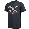 thumbnail image 2 of Men's Majestic Threads Navy Houston Astros 2022 World Series Champions Still Here Tri-Blend T-Shirt, 2 of 3