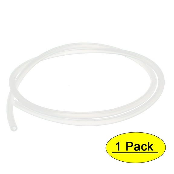 3.2mm ID x 6.4mm OD Peristaltic Pump Flexible Hose Silicone Tubing Tube Pipe 1M
