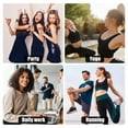 thumbnail image 3 of Unique Bargains Waist Trimmer Zippered Belt Tummy Tuck Belts Neoprene Waist Sweat Band L Black, 3 of 7