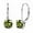 Silver+olive green 1.0 ct, variant on CFIOZYOS Earrings,1.0ct-2.0ct D Color Brilliant Round Cut Lab Created Diamond Earrings 18K White Gold Plated Sterling Silver Dangle Earrings Moissanite Leverback Drop Earrings
