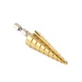 thumbnail image 4 of Step Drill Bit, 3pcs High Speed  Plating Electric Step Drill Bit, Hole Cutting For Hole Drilling, 4 of 8