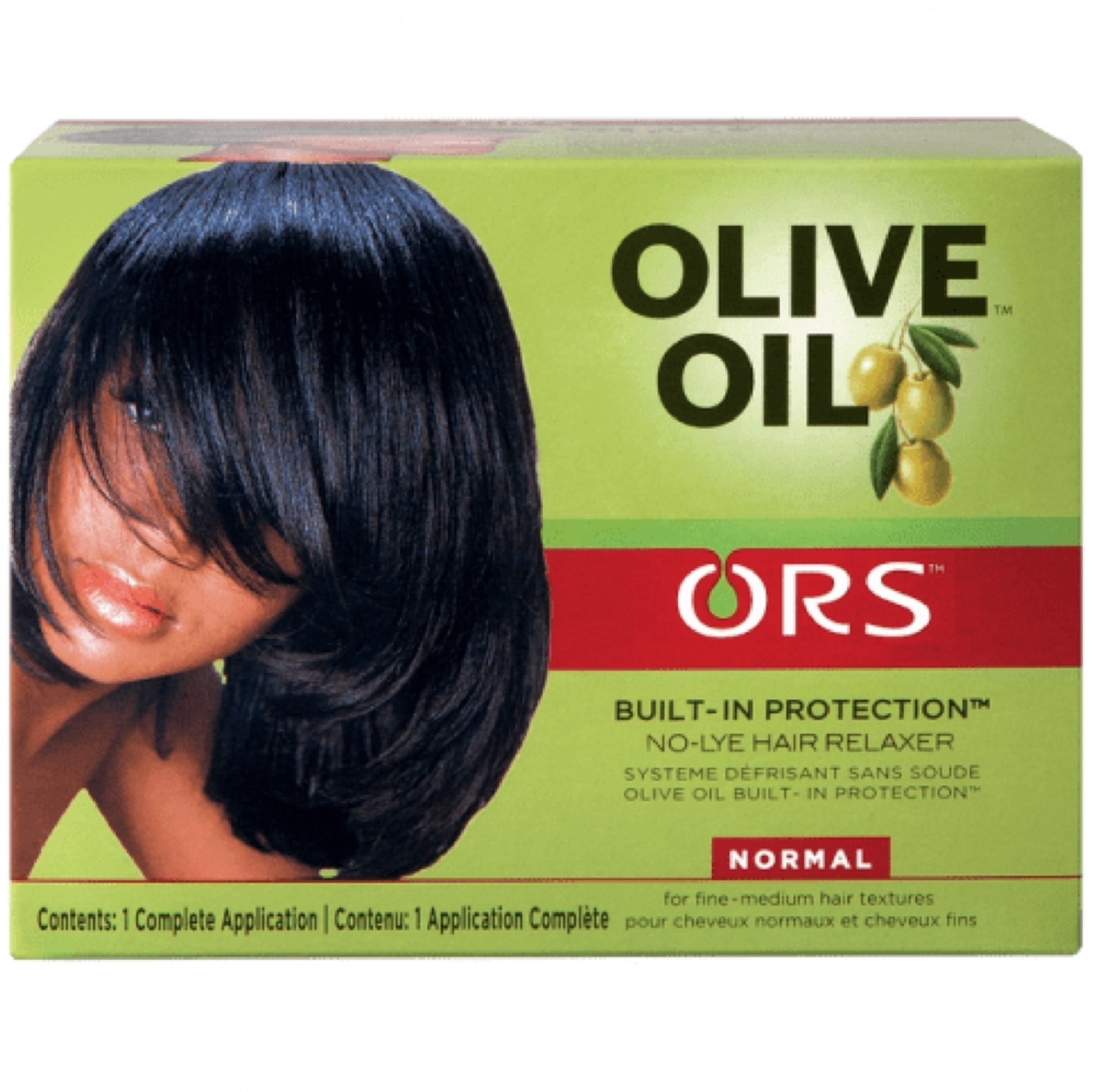 2 Pack ORS Olive Oil No Lye Relaxer Kit, Normal 1 ea