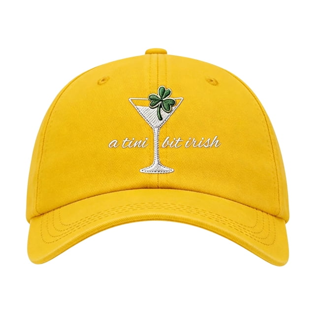 Wozhuo St Patricks Day Hat Shamrock Baseball Cap Adjustable For Men Women