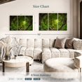thumbnail image 3 of Elephant Stock Southeast Asian Tropical Jungle Wall Art - Horizontal Multi Panel Canvas - Living Room Wall Decor - Nature Multi Panel - Green And Gray Decor - 38" x 24", 3 of 4