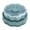 Blue, variant on Divided Serving Tray that Spins,Rotatable Serving Tray and Platters,2 Tier Lazy Snack Box Appetizer Platter with Phone Holder,Flower Shaped Container for Fruit,Nuts,Candy,Snacks And Picnic Essentials