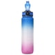 thumbnail image 2 of Irfora Botella de agua de 1000 ml con marcador de tiempo Botella deportiva sin BPA con pajita para oficina, gimnasio, deportes, Camping, ciclismo Irfora Botella deportiva, 2 of 7