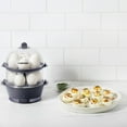thumbnail image 4 of Chefman Electric Double Decker Rapid Egg Cooker, Quickly Makes 12 Eggs - Midnight Blue, New, 4 of 8