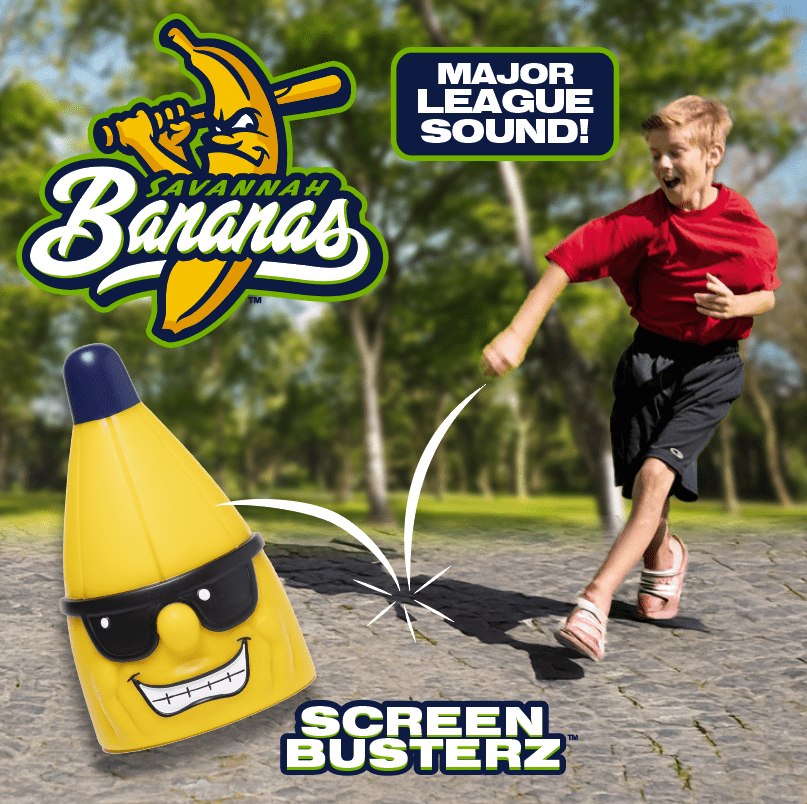 Savannah Bananas ScreenBusterZ Novelty Toy, for Children and Adults